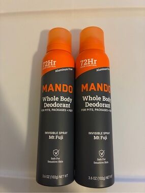 MANDO Whole Body Deodorant Mt Fuji - 2 Pack